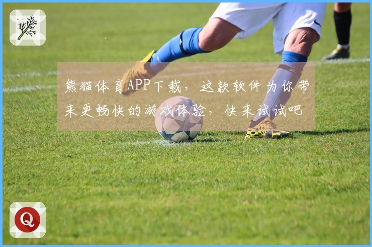 熊猫体育APP下载，这款软件为你带来更畅快的游戏体验，快来试试吧！